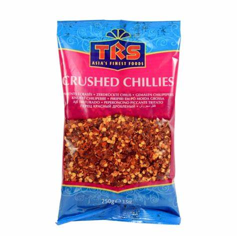 TRS Chillies Crushed 250g